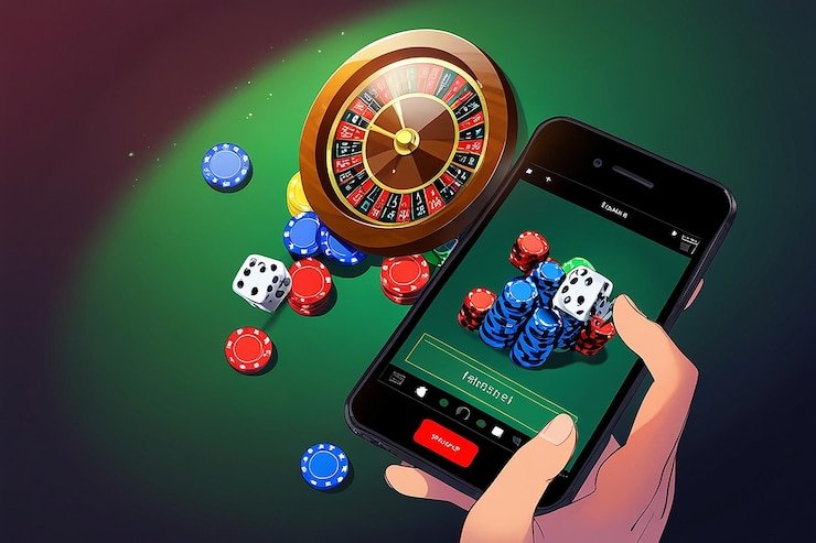 Pengguna mengakses halaman FAQ royalslot di perangkat mobile dengan tampilan responsif