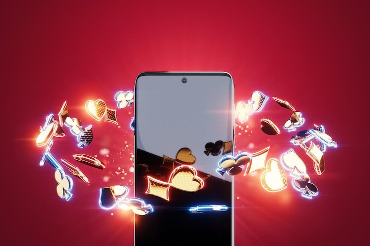 Pengguna menggunakan perangkat mobile untuk mengakses fitur responsible gaming di platform taruhan